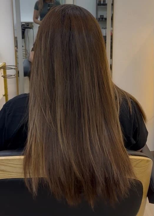 Cinnaberry hair colour before — The Hive Salon