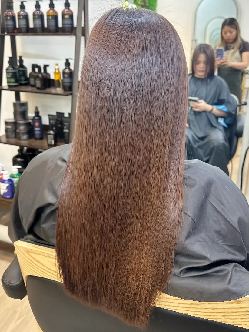 Soft Rebonding after — The Hive Salon Singapore