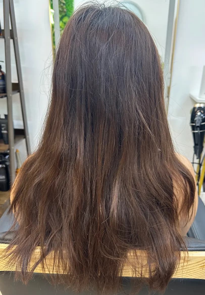 Soft Rebonding before — The Hive Salon Singapore
