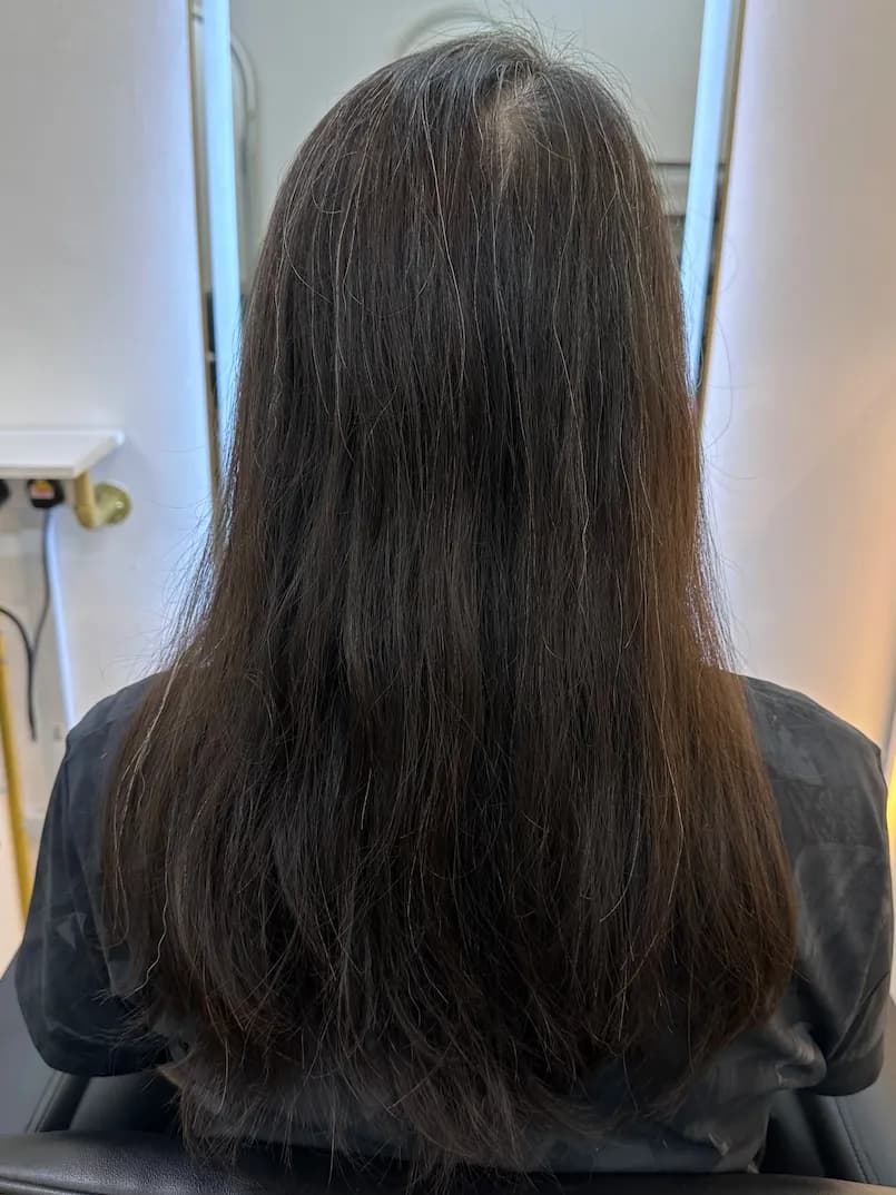 Volume Rebonding before — The Hive Salon Singapore