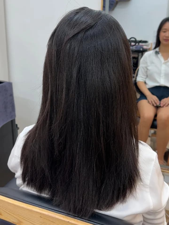 Volume Rebonding before — The Hive Salon Singapore