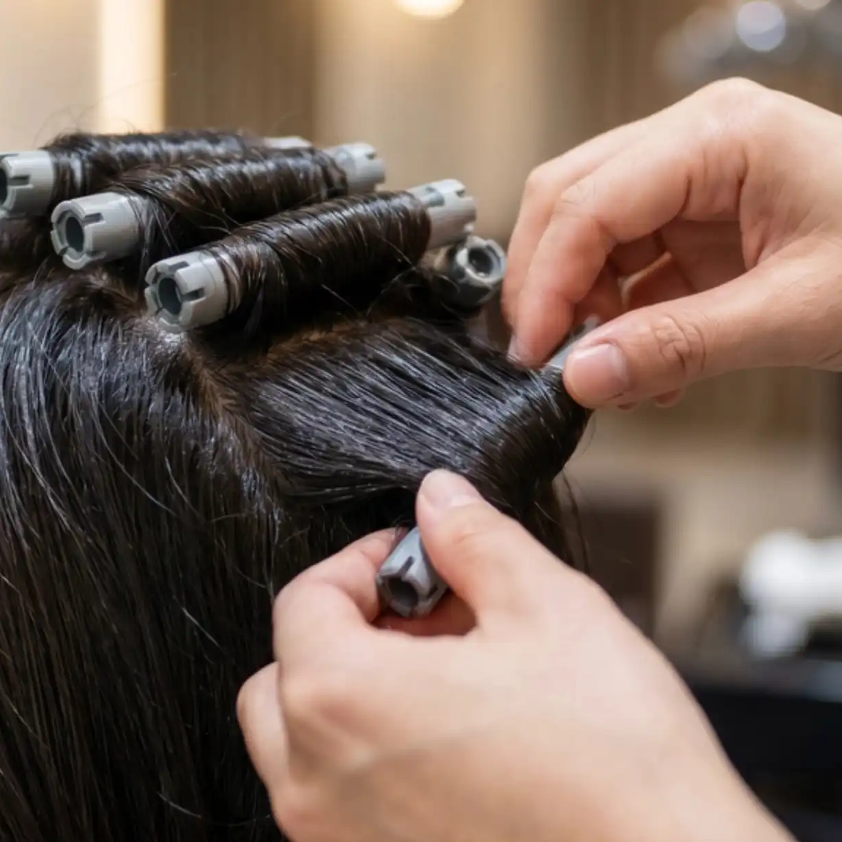 Korean perm and digital perm at The Hive Salon, Orchard Road Singapore